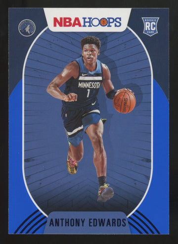 2020-21 Panini Hoops Anthony Edwards RC Blue #216