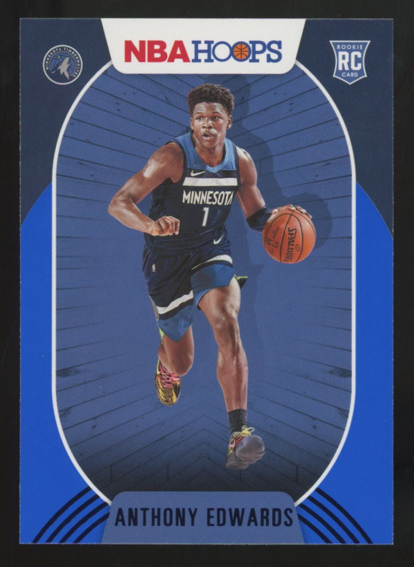2020-21 Panini Hoops Anthony Edwards RC Blue #216