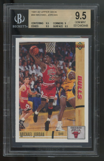 1991-92 Upper Deck Michael Jordan #44 BGS 9.5