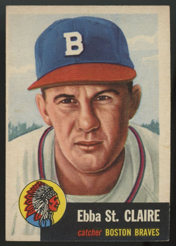 1953 Topps Ebba St. Claire #91 EX/MT