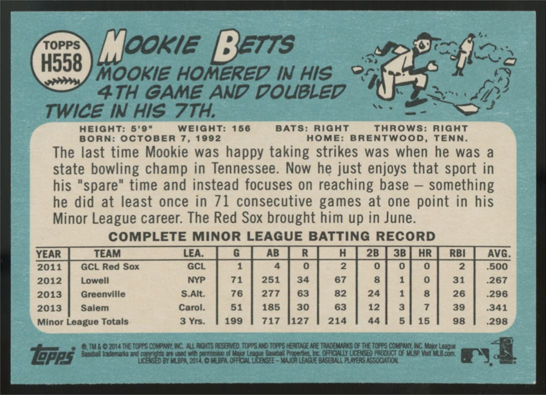 2014 Topps Heritage Baseball Complete Set w/ SPs (600) + 4 Insert Sets