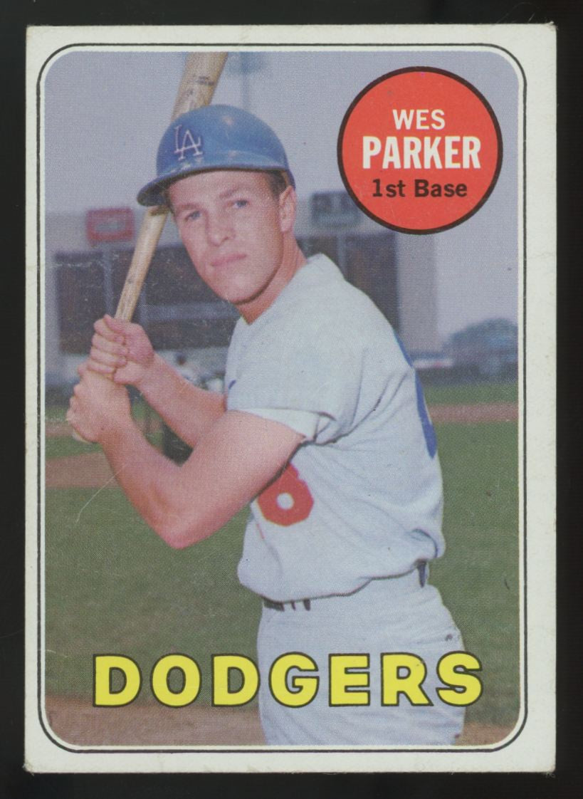 1969 Topps Wes Parker White Letter #493 G/VG