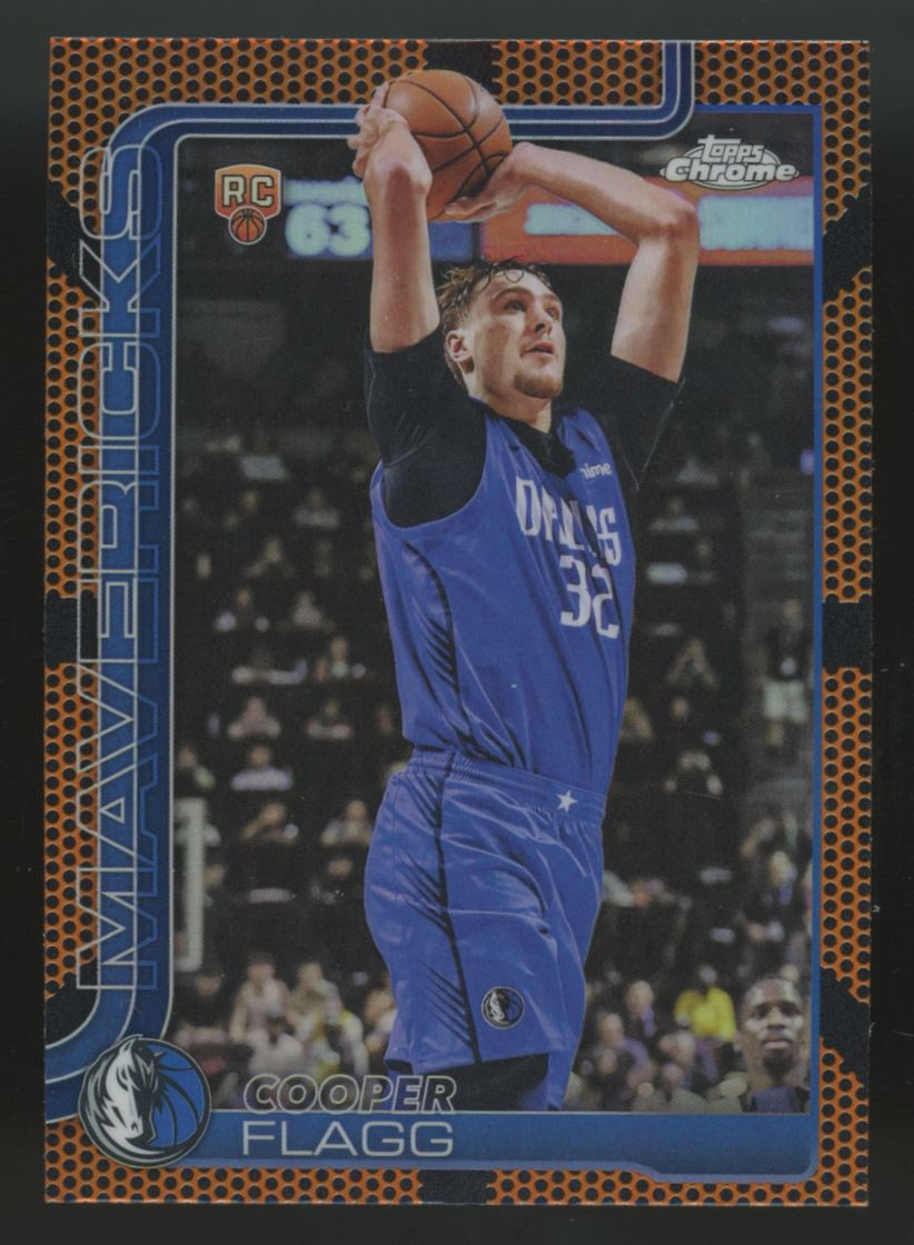 2025-26 Topps Chrome Cooper Flagg RC Basketball Refractor #251