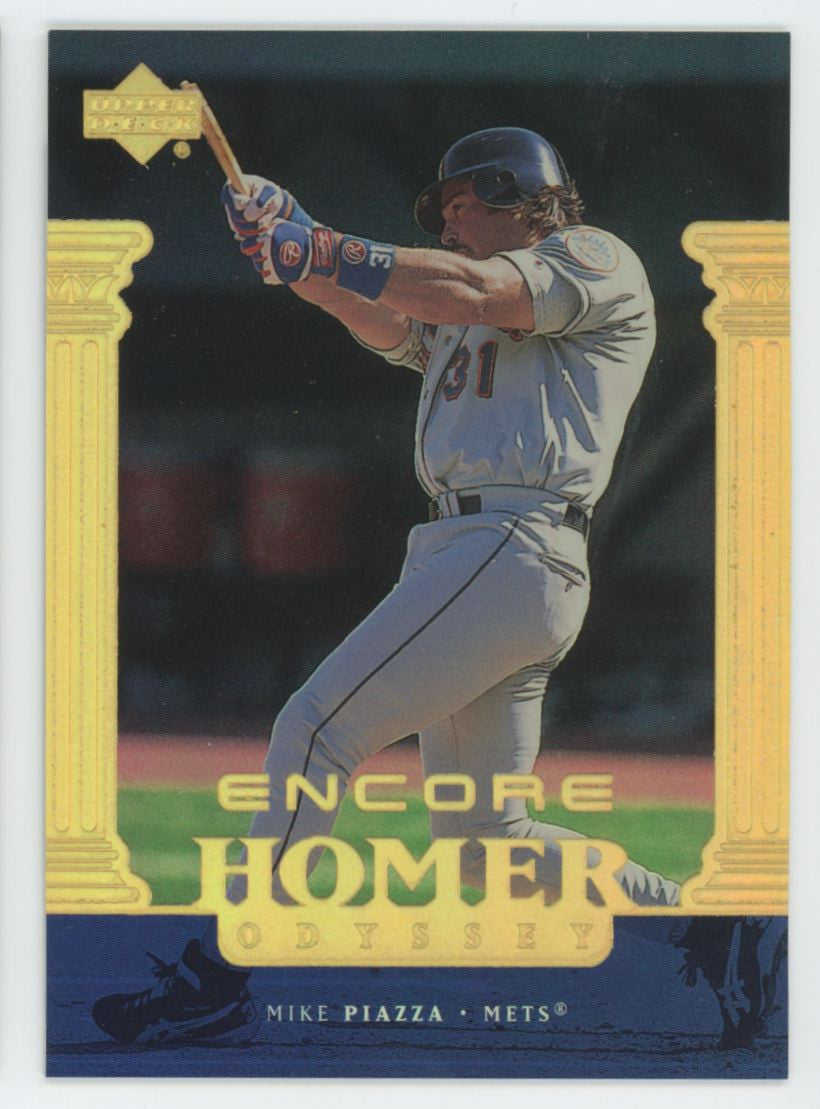 1999 Upper Deck Encore Mike Piazza Homer Gold FX /125 #147