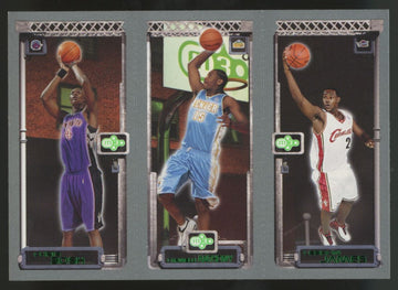 2003-04 Topps Matrix Lebron James, Carmelo Anthony, Chris Bosh RC #111 #113 #114