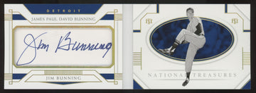 2021 Panini National Treasures Jim Bunning Cut Auto /15 #CSB-JB