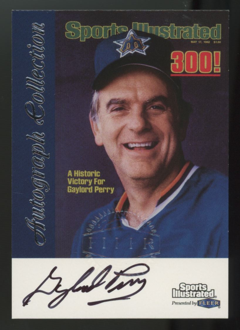 1999 Fleer Sports Illustrated Gaylord Perry 300! Auto Collection
