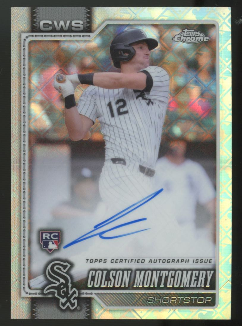 2026 Topps Chrome Logofractor Colson Montgomery RC Auto #RA-CM