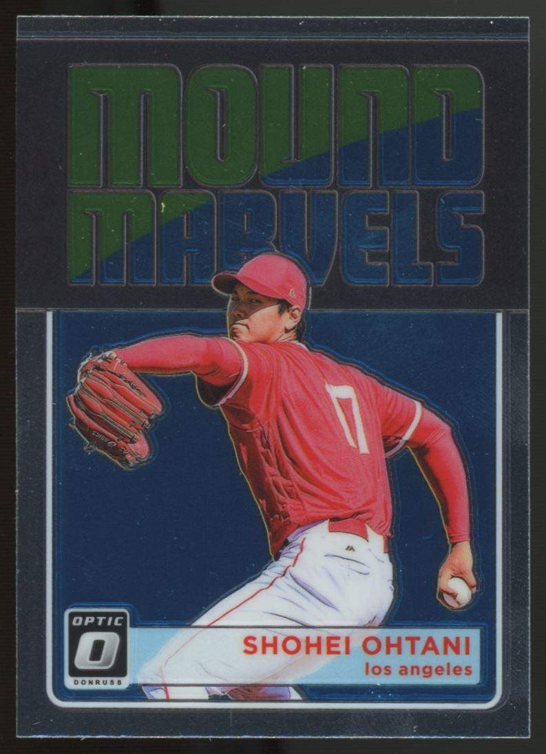 2018 Donruss Optic Baseball Mound Marvels Complete Set (8) w/ Variations Ohtani