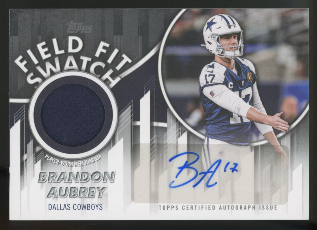 2026 Topps Brandon Aubrey Field Fit Swatch Patch Auto /99 #FFSCAR-BA