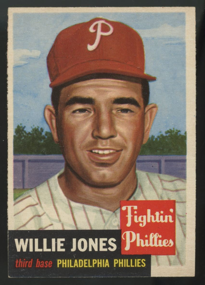 1953 Topps Willie Jones #88 EX/MT