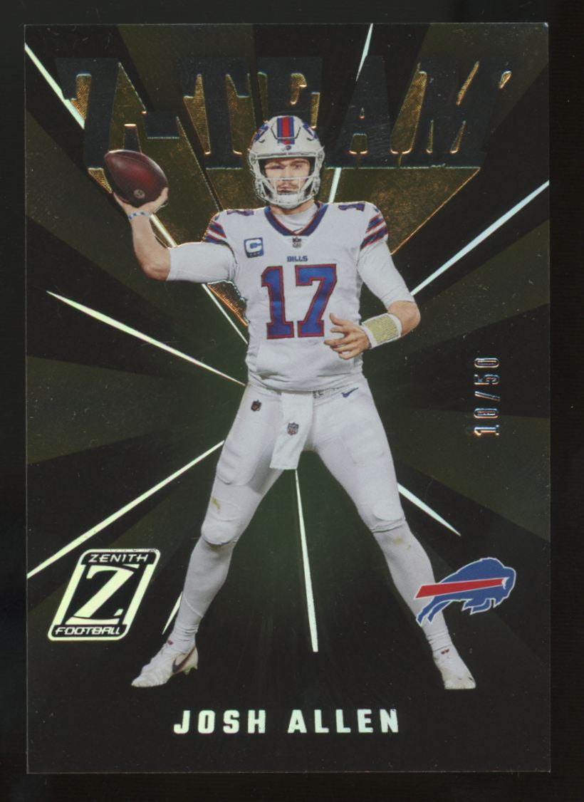 2022 Panini Zenith Josh Allen Z-Team Copper /50 #ZT-50