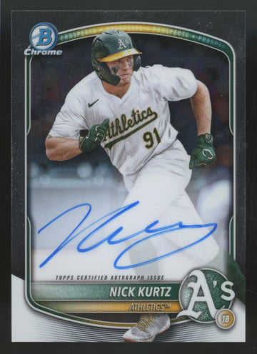 2025 Bowman Nick Kurtz Prospect Chrome Auto #CPA-NK
