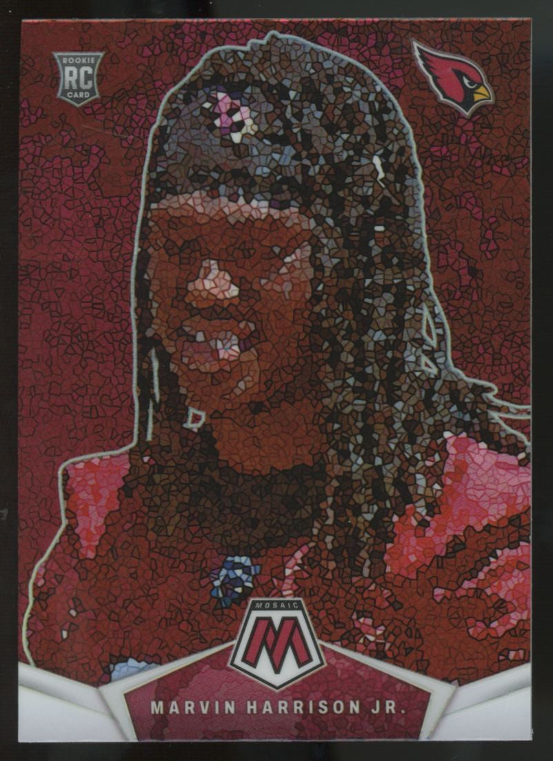2024 Panini Mosaic Marvin Harrison Jr. RC Micro Mosaic Prizm SSP #MM-MHJ
