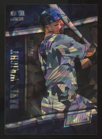 2014 Panini The National David Wright Blue Cracked Ice /25 #7