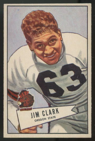 1952 Bowman Small Jim Clark #66 EX