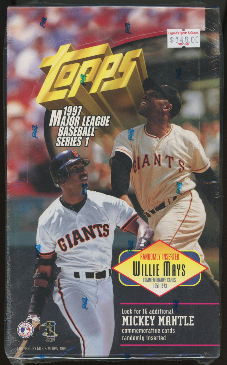 1997 Topps Baseball Series 1 36 Pack Box Factory Sealed