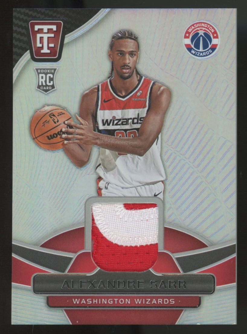 2024-25 Totally Certified Alexandre Sarr RC Patch /125 #TCM-ALX