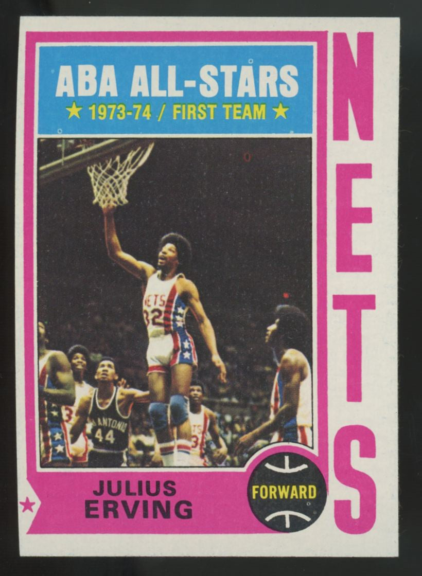 1974-75 Topps Julius Erving All Star #200 NM