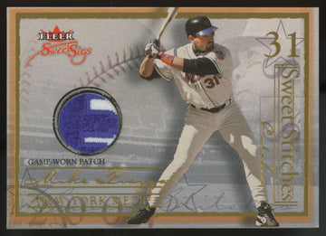 2004 Fleer Sweet Sigs Mike Piazza Sweet Stiches Game-Worn Patch /50 #ST-MP