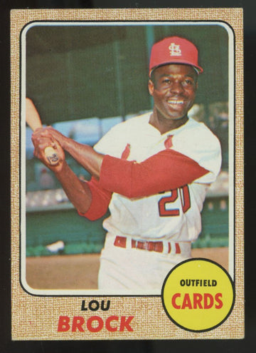 1968 Topps Lou Brock #520 EX "A"