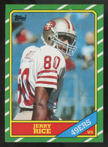 1986 Topps Jerry Rice RC NM