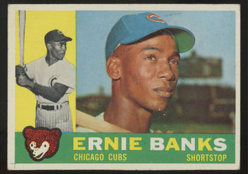 1960 Topps Ernie Banks #10 VG "A"