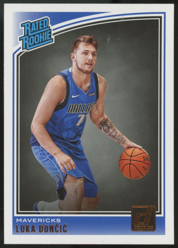2018-19 Panini Donruss Luka Doncic RC Rated Rookie #177 "F"