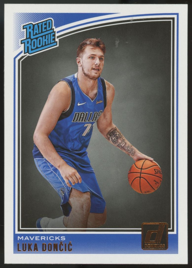 2018-19 Panini Donruss Luka Doncic RC Rated Rookie #177 "F"