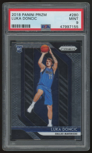 2018-19 Panini Prizm Luka Doncic RC #280 PSA 9 *155