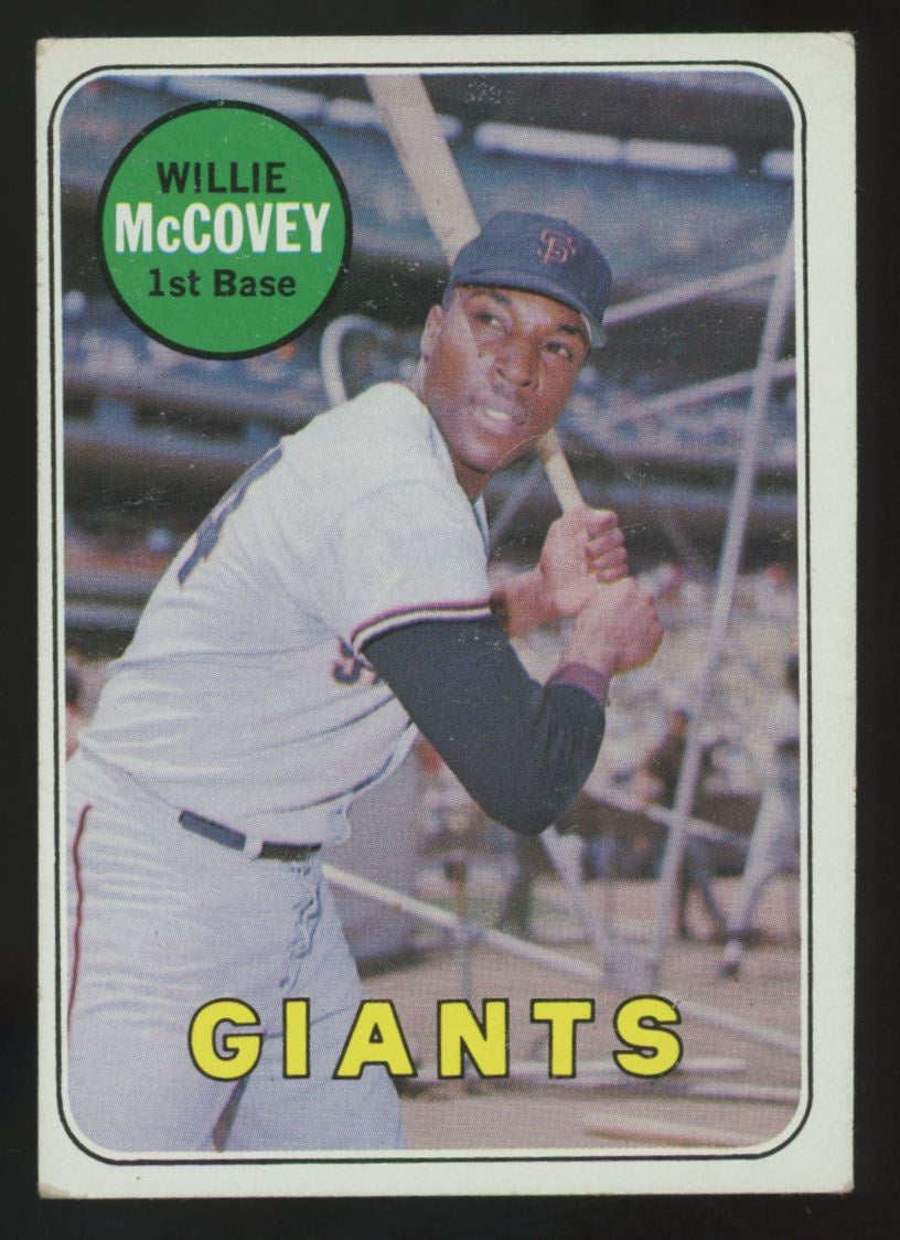 1969 Topps Willie McCovey White Letters #440 VG/EX