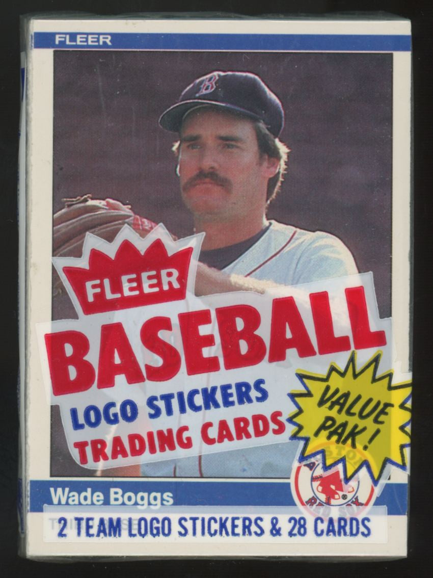 1984 Fleer Baseball Cello Pack Boggs Top