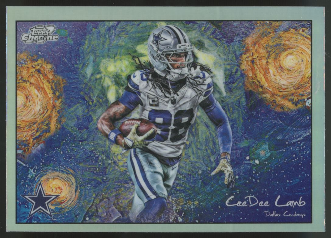 2025 Topps Chrome Cosmic CeeDee Lamb Stars In The Night #STN-18