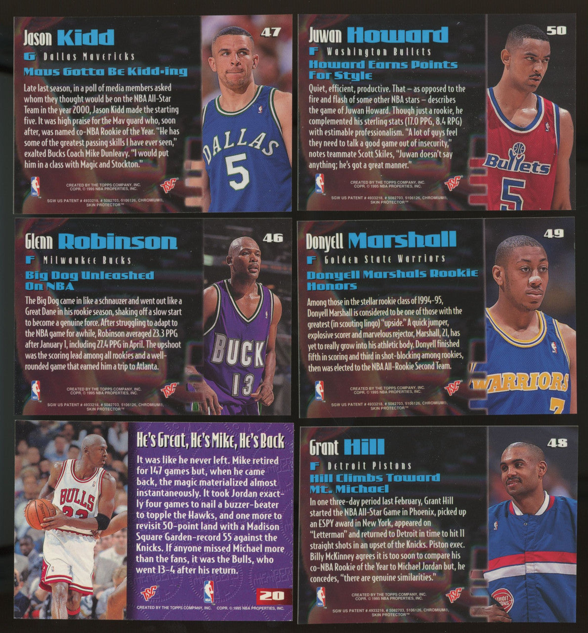 1994-95 Topps Stadium Club Members Only Complete Set (50) NM