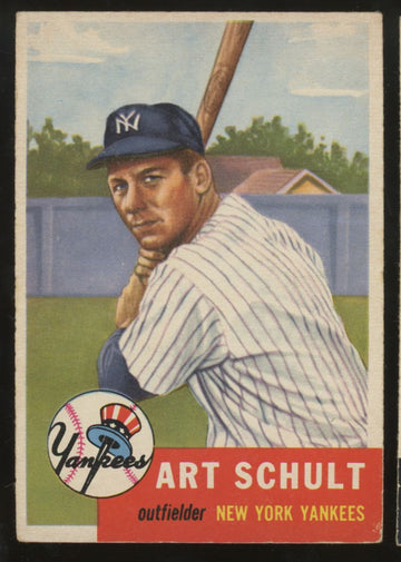 1953 Topps Art Schult #167 EX "A"