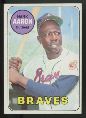 1969 Topps Hank Aaron #100 EX/MT