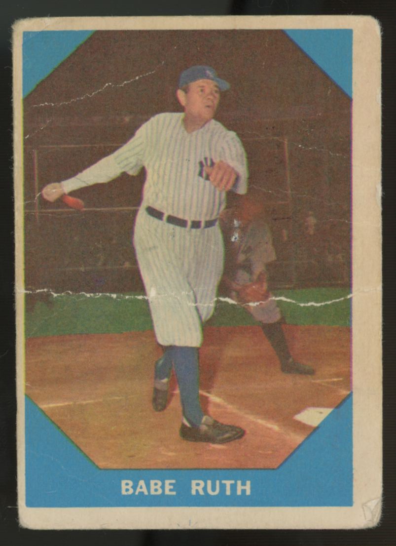 1960 Fleer Babe Ruth Baseball Greats #3 Poor