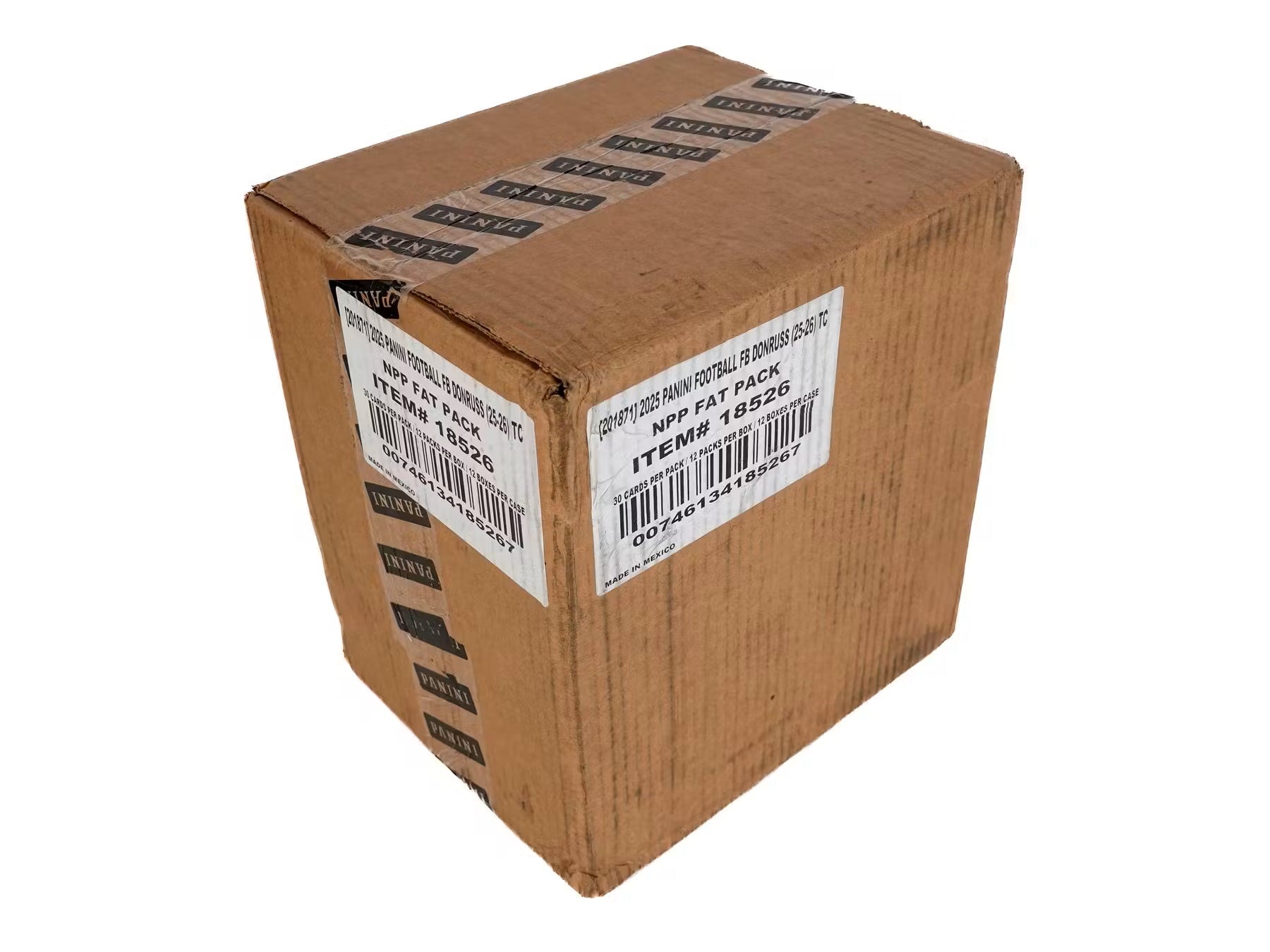 2025 Panini Donruss Football Value Pack Box CASE (12)