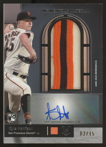2024 Museum Collection Kyle Harrison RC Patch Auto RPA /15 #MMJPA-KH