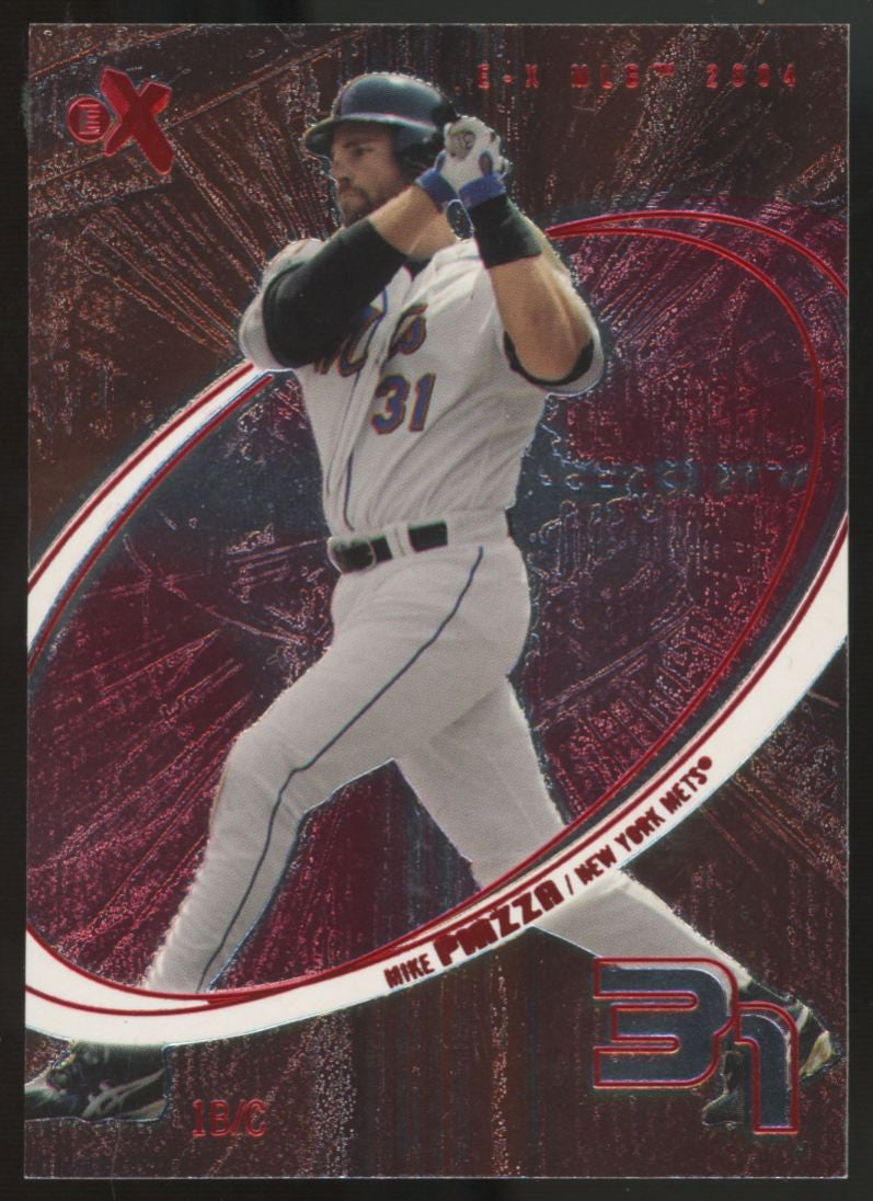 2004 Fleer E-X Mike Piazza Essential Credentials Future #23