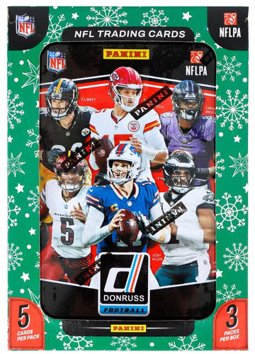 2025 Panini Donruss Football Holiday Tin