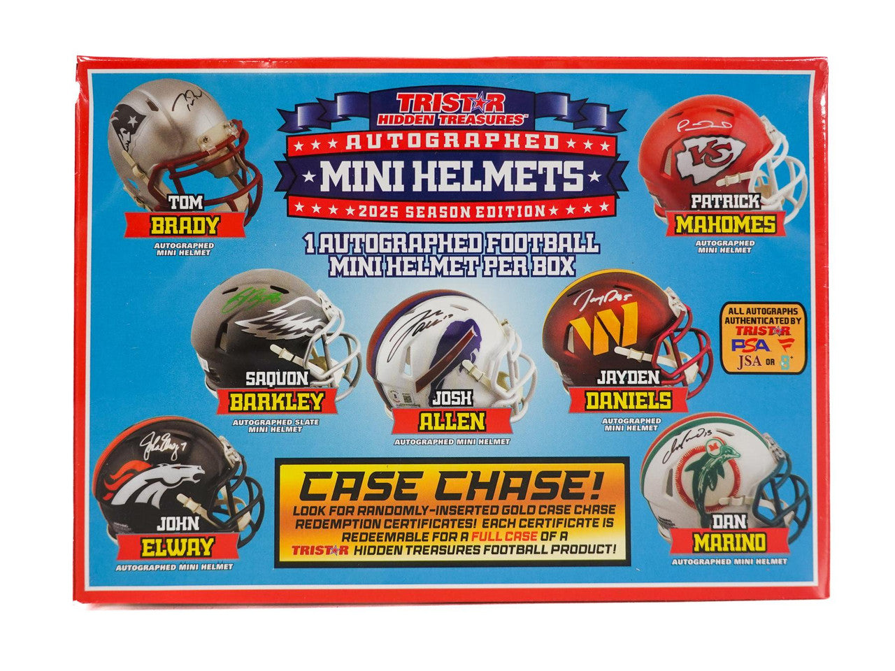 2025 Tristar Hidden Treasures Autographed Football Mini Helmet Season Edition