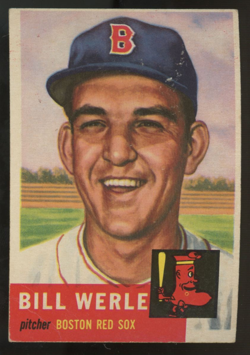 1953 Topps Bill Werle #170 VG
