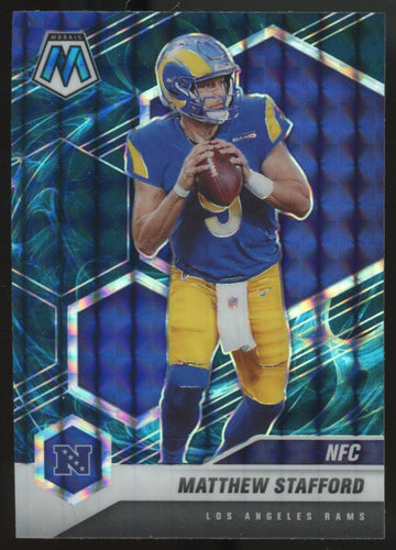 2021 Mosaic Football Matthew Stafford Genesis Prizm SP #205