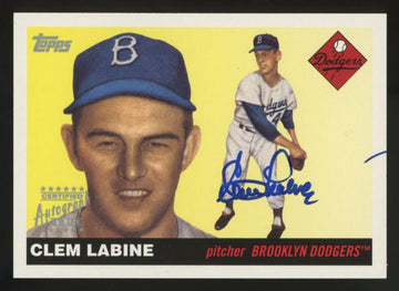 2005 Topps Series One Clem Labine Dem Bums Auto #DBA-CL