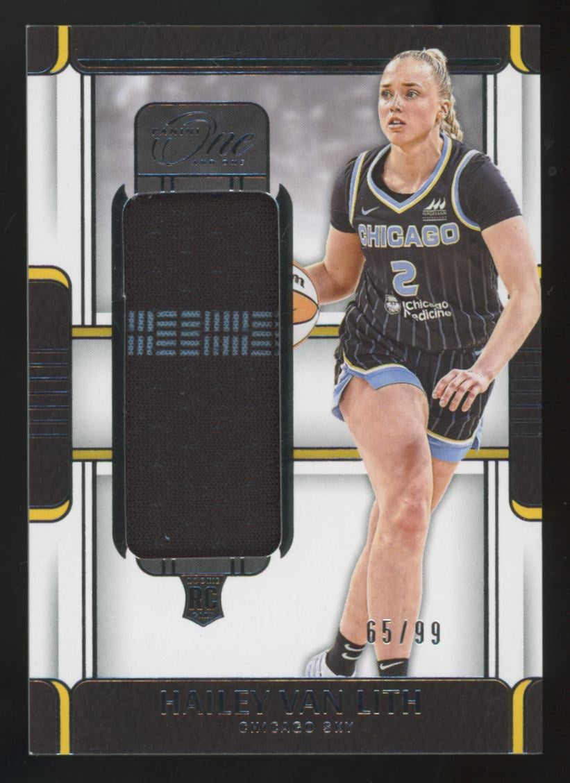 2025 Panini WNBA One & One Hailey Van Lith RC Patch /99 #MB-HVL