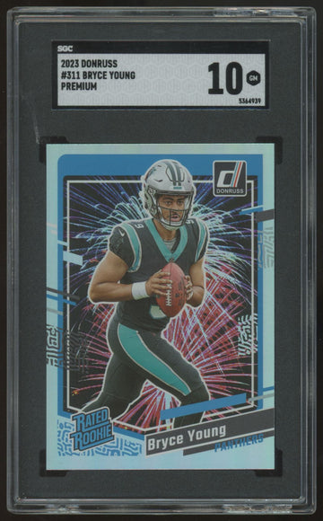 2023 Panini Donruss Bryce Young Rated Rookie Premium #311 SGC 10