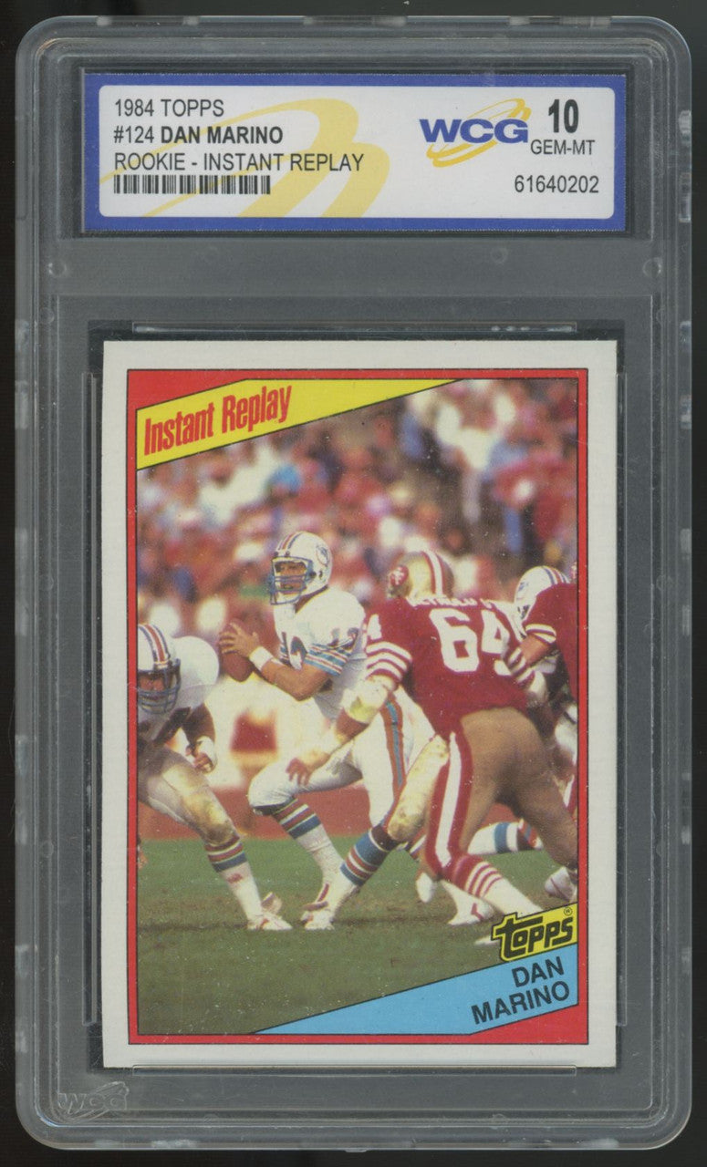 1984 Topps Dan Marino RC Instant Replay #124 WCG 10