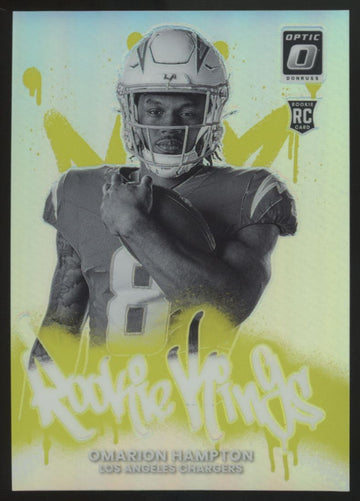 2025 Donruss Optic Omarion Hampton RC Rookies Kings SSP #12