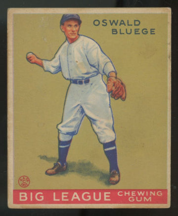 1933 Goudey Oswald Bluege #159 VG+